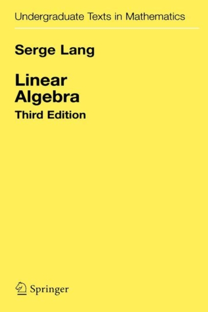 Linear Algebra, Hardback Book