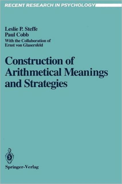 Construction of Arithmetical Meanings and Strategies, Paperback / softback Book