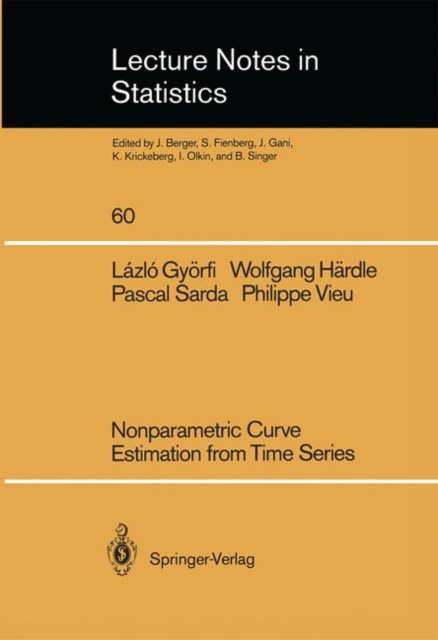 Nonparametric Curve Estimation from Time Series, Paperback / softback Book