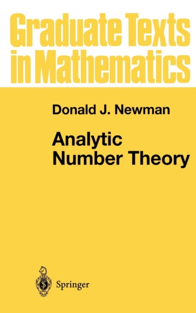 Analytic Number Theory, Hardback Book