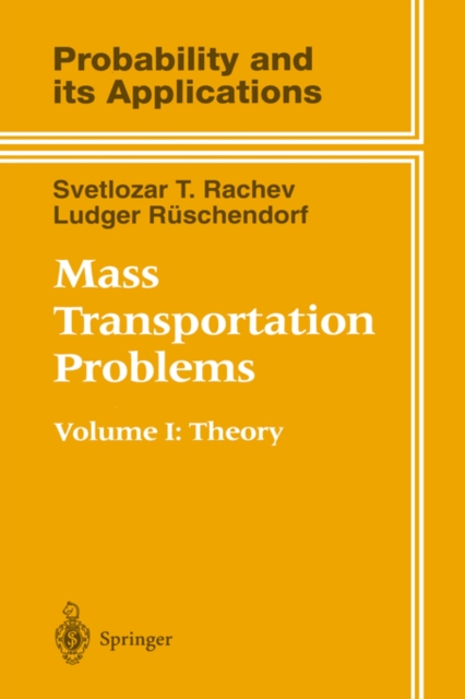 Mass Transportation Problems : Volume 1: Theory, Hardback Book