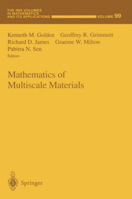 Mathematics of Multiscale Materials, Hardback Book