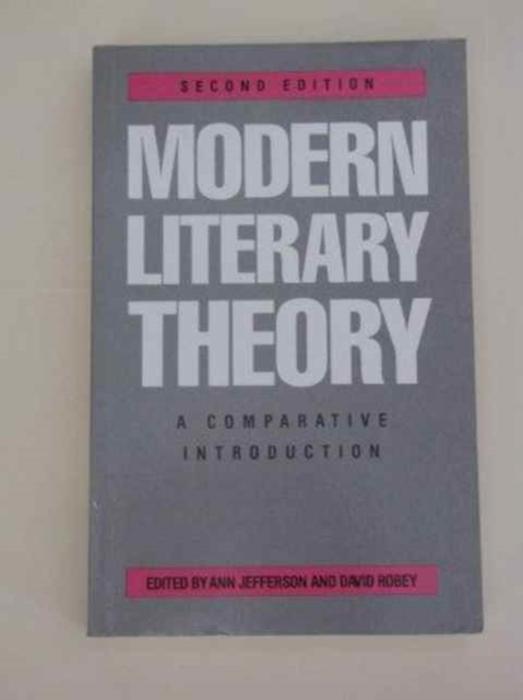 Modern Literary Theory : A Comparative Introduction, Paperback / softback Book