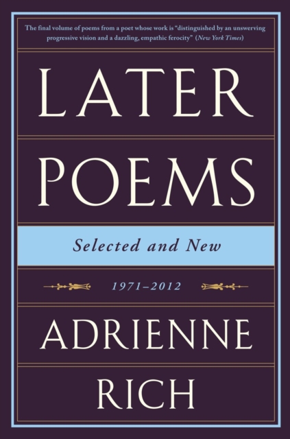 Later Poems: Selected and New : 1971-2012, Paperback / softback Book