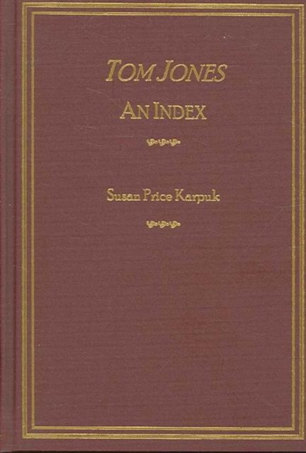 Henry Fielding's ""Tom Jones : An Index, Hardback Book