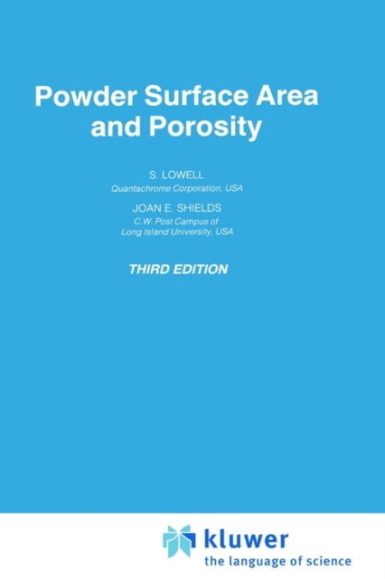Powder Surface Area and Porosity, Hardback Book