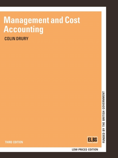 MANAGEMENT AND COST ACCOUNTING, Paperback / softback Book
