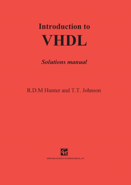 Introduction to VHDL : Solutions manual, Paperback / softback Book