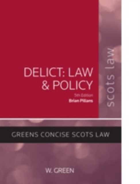 Delict: Law and Policy, Paperback / softback Book