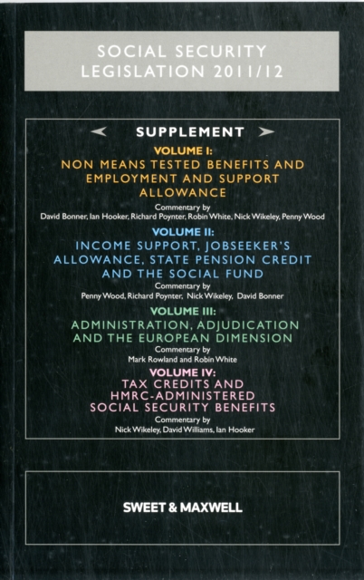 Social Security Legislation Supplement, Paperback Book