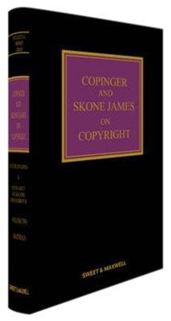Copinger & Skone James on Copyright, Hardback Book
