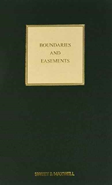 Boundaries and Easements, Hardback Book