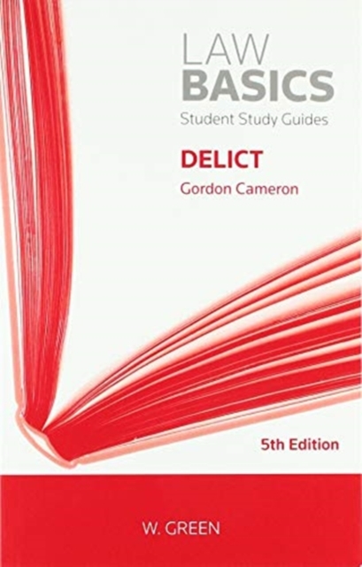 Delict, Paperback / softback Book