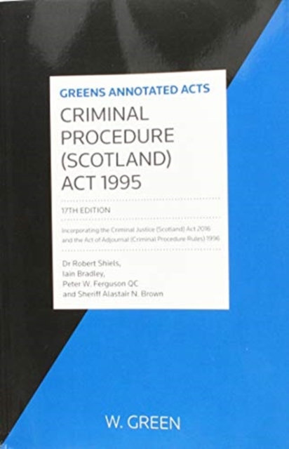 Criminal Procedure (Scotland) Act 1995, Mixed media product Book