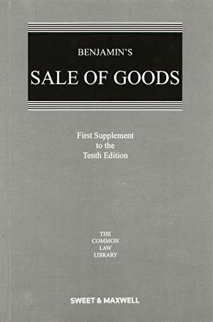 Benjamin's Sale of Goods, Paperback / softback Book