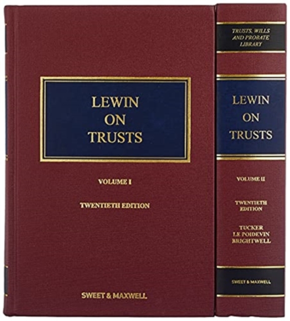 Lewin on Trusts, Hardback Book