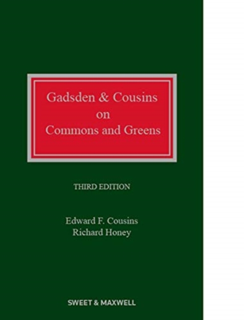 Gadsden and Cousins on Commons and Greens, Hardback Book