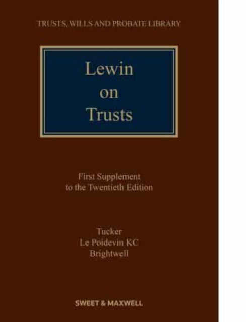 Lewin on Trusts, Paperback / softback Book