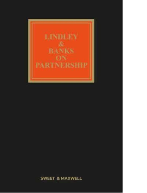 Lindley & Banks on Partnership, Hardback Book