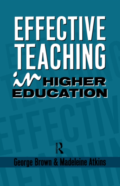 Effective Teaching in Higher Education, Paperback / softback Book