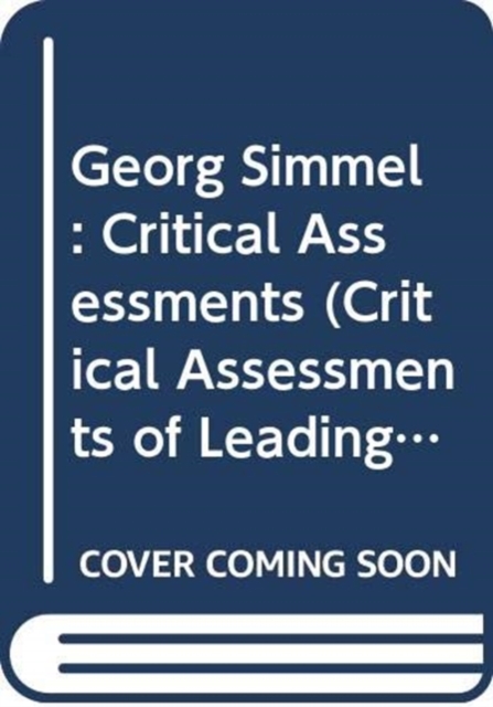 Georg Simmel : Critical Assessments, Multiple-component retail product Book
