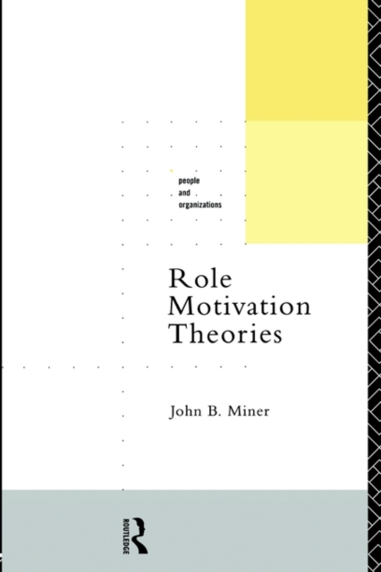 Role Motivation Theories, Paperback / softback Book