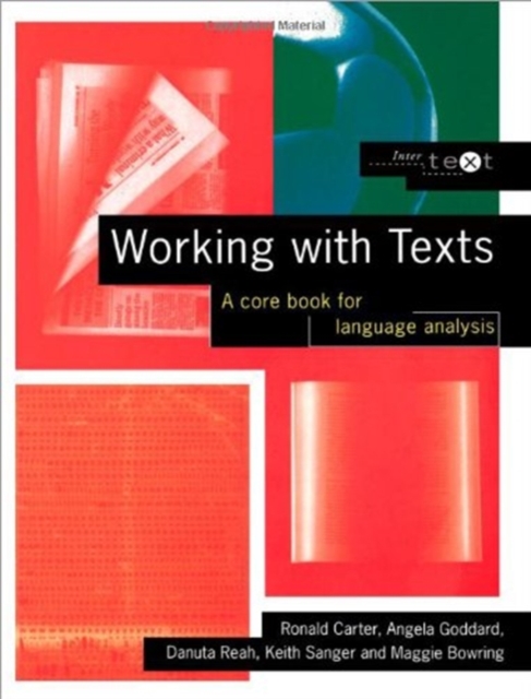 Working with Texts : A Core Book for Language Analysis, Paperback Book