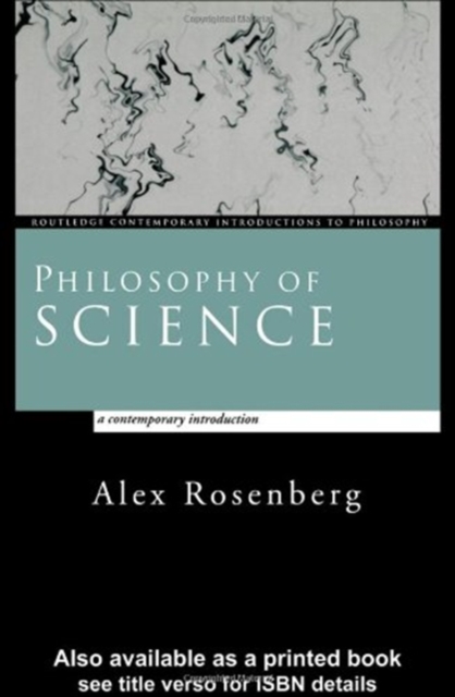 Philosophy of Science : A Contemporary Introduction, Hardback Book