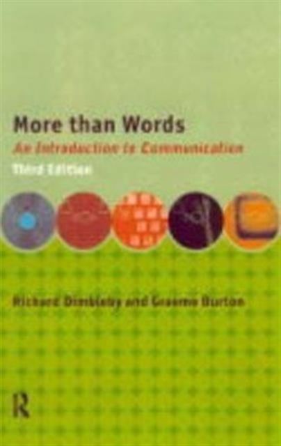 More Than Words : An Introduction to Communication, Hardback Book