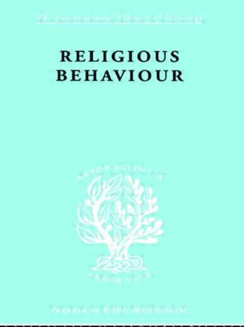 Religious Behaviour, Hardback Book