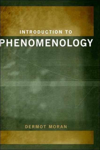 Introduction to Phenomenology, Hardback Book