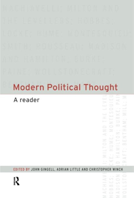 Modern Political Thought : A Reader, Paperback / softback Book