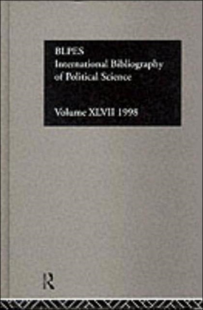 IBSS: Political Science: 1998 Volume 47, Hardback Book