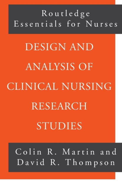 Design and Analysis of Clinical Nursing Research Studies, Paperback / softback Book