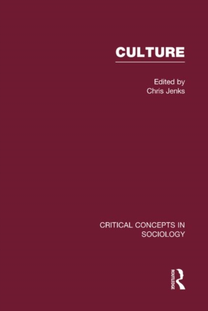 Culture : Critical Concepts in Sociology, Multiple-component retail product Book