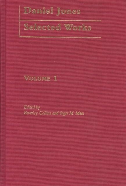 Daniel Jones, Selected Works: Volume I, Hardback Book