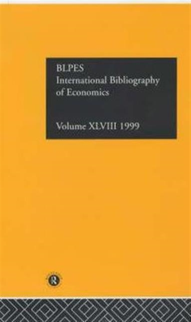 IBSS: Economics: 1999 Vol.48, Hardback Book