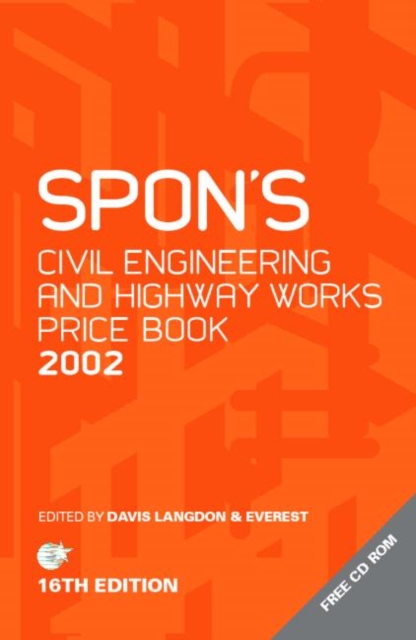 Spon's Civil Engineering and Highway Works Price Book 2002, Hardback Book