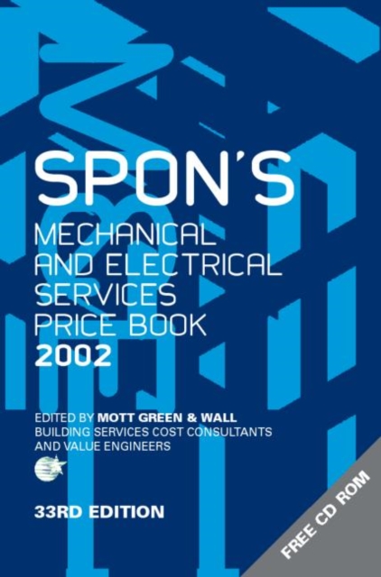Spon's Mechanical and Electrical Services Price Book 2002, Hardback Book