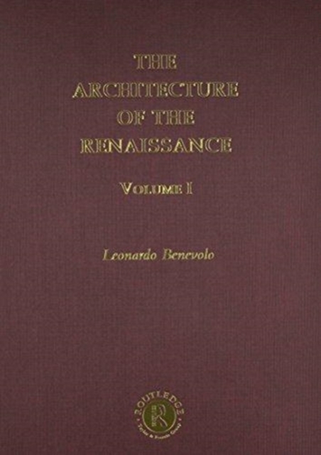 Architecture of the Renaissance, Hardback Book