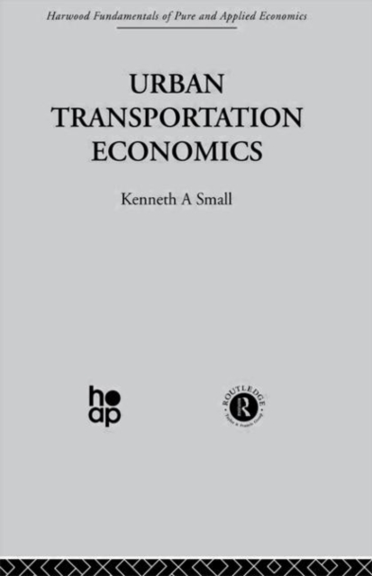 Urban Transportation Economics, Hardback Book