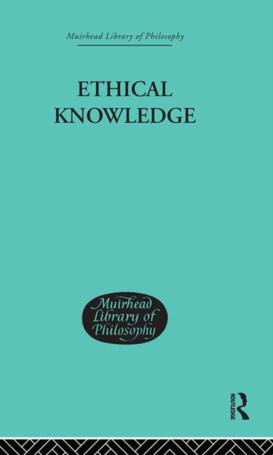 Ethical Knowledge, Hardback Book