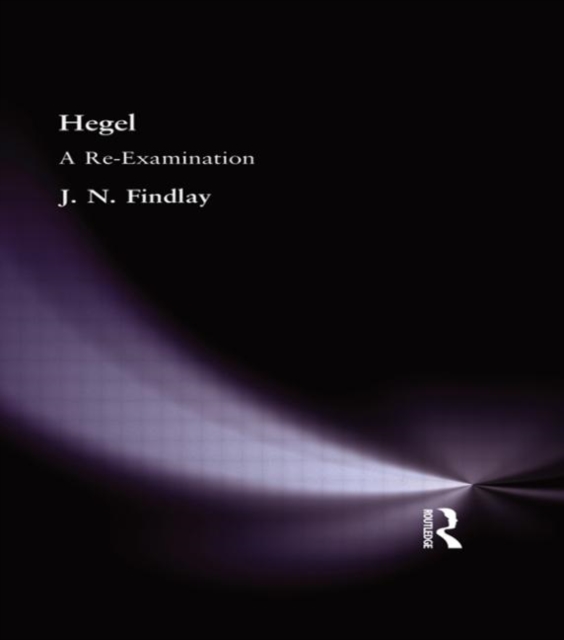 Hegel : A Re-Examination, Hardback Book