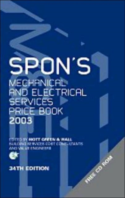 Spon's Mechanical and Electrical Services Price Book 2003, Hardback Book