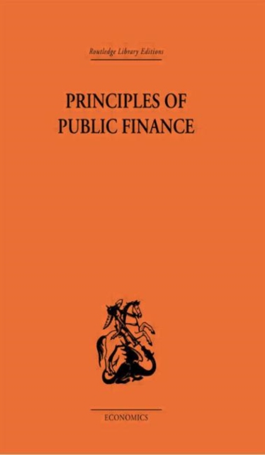 Principles of Public Finance, Hardback Book