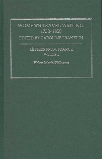 Women's Travel Writing, 1750-1850, Multiple-component retail product Book