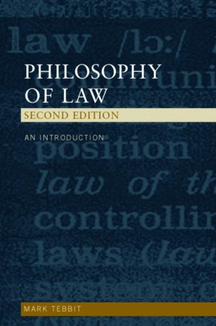Philosophy of Law : An Introduction, Paperback Book