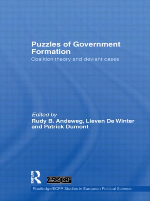 Puzzles of Government Formation : Coalition Theory and Deviant Cases, Hardback Book