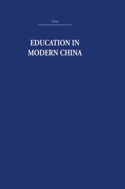 Education in Modern China, Hardback Book