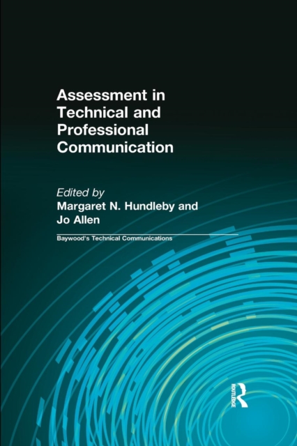 Assessment in Technical and Professional Communication, Paperback / softback Book